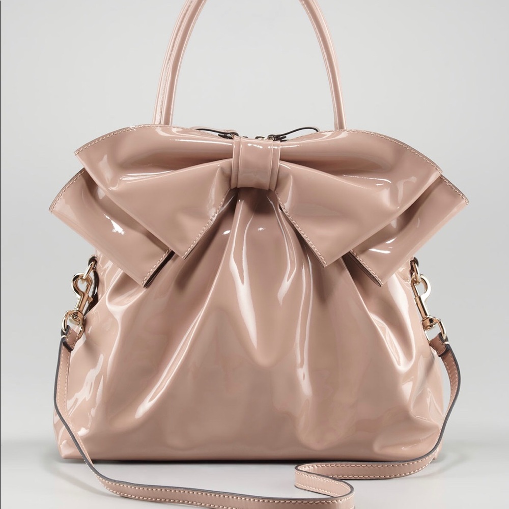 VALENTINO Lacca Bow Dome Satchel
